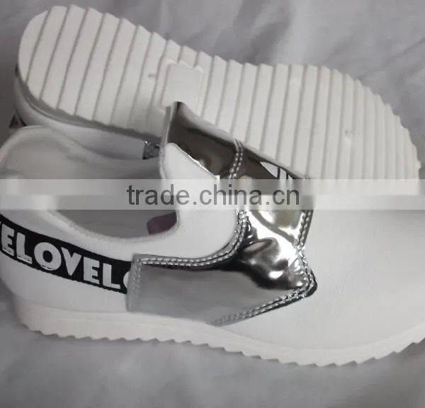 PVC Injection Girls Colorful Casual Shoes photo-3
