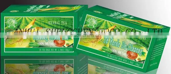 Famous Ginseng Slimming Tea 2g *20 Bags /box Green Tea With Ginseng Slimming Tea Bags OEM to USA England Canada Australia photo-6