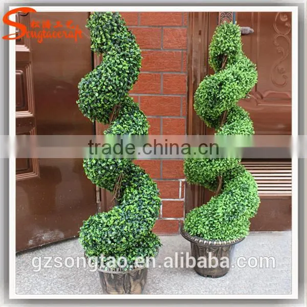 Artificial Topiary Balls Outdoor Artificial Topiary Palm Leaves Boxwood Balls photo-3