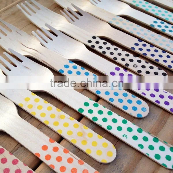2017 Customize Packing Travel Cutlery Set Disposable Wooden Cutlery photo-3