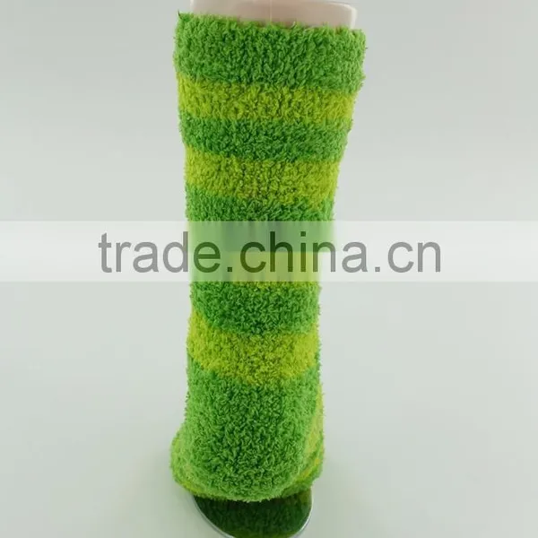 Cheap Soft Microfiber Cozy Stirp Socks Women photo-5