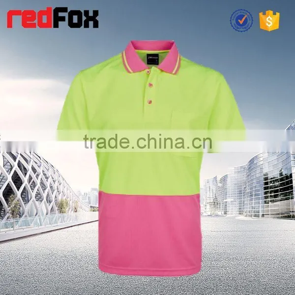 Cycling Reflective T-shirt Truck Safety Red T-shirts Polo Wholesale Yellow T-shirt photo-2