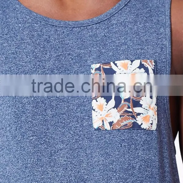 Stylish Look Floral Pocket Tank Tops for 2017! photo-4