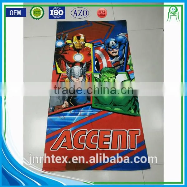 China Factory Soft Quality Custom Print Microfiber Fabric Beach Towel photo-5