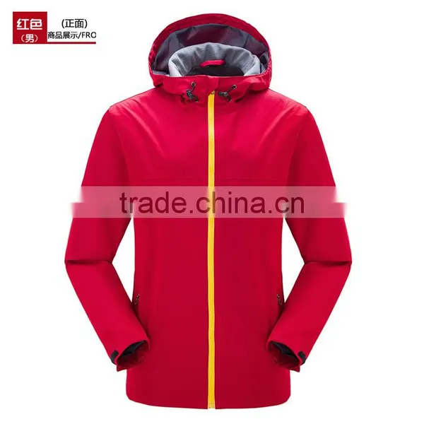 Latest Design Hot Sale Personalized Men Outdoor Waterproof Windproof Mauntaineering Jackts/sport Jackets photo-2
