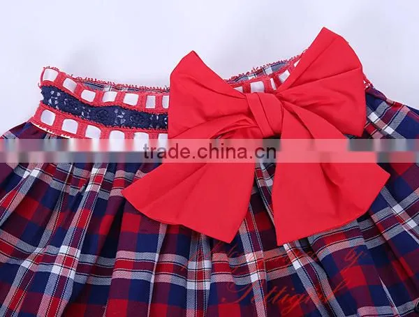 Tartan Crop Top and Skirt Set Spanish Baby Clothing photo-5