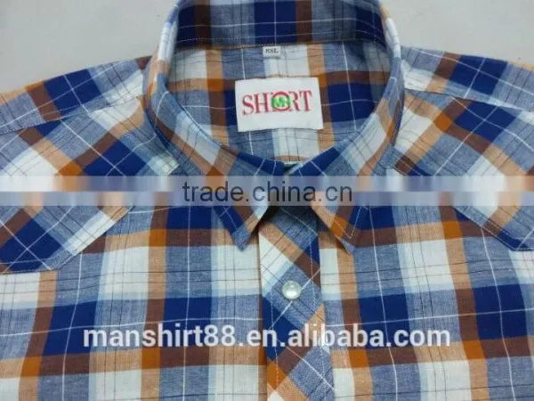 Linen Cotton Double Pockets Short Sleeve Men's Casual Shirts photo-4
