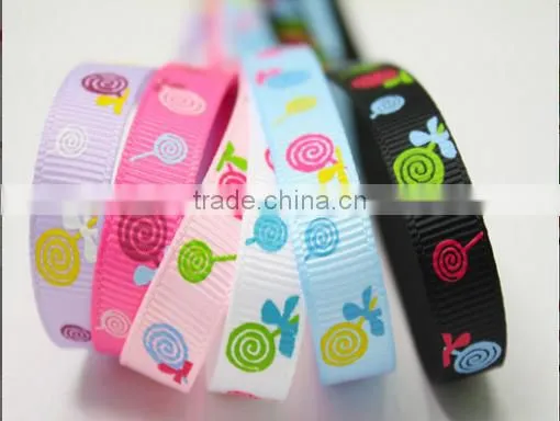 Hi-ana Ribbon 184 Custom Printed Christmas Candy Ribbon Hand Made Gift Ribbon La Ribbon photo-2