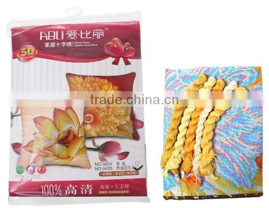 China Wholesale Price Multicolor Flower Pattern New Novelty Cross Stitch photo-2