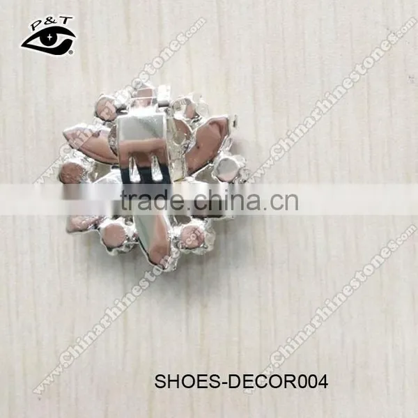 Crystal Flower Design Clips for Shoes Decorations photo-3
