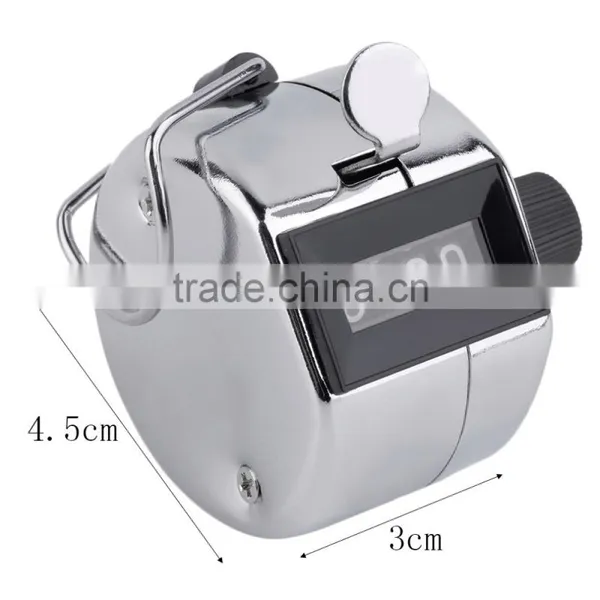 Hand Held Tally Counter Manual Counting 4 Digit Number Golf Clicker NEW photo-6