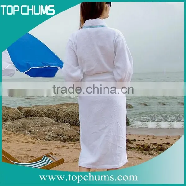 Wrap Around Towel for Woman, Cheap Cotton Bathrobe and Towel for Spa photo-4