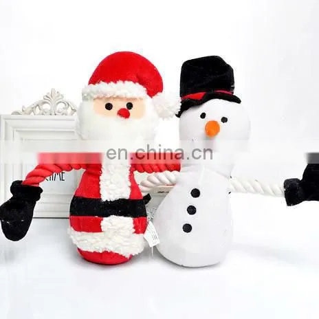 2016 Christmas Knotted Rope Tug Pet Toy photo-3