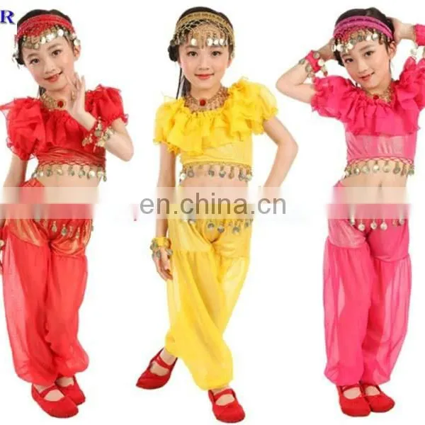Arabic Top Quality Children Girls Belly Dance Outfit With Top and Pant ET-007# photo-3