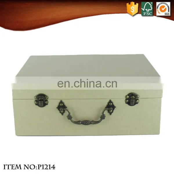 Brown Kraft Paper Suitcase Box photo-4