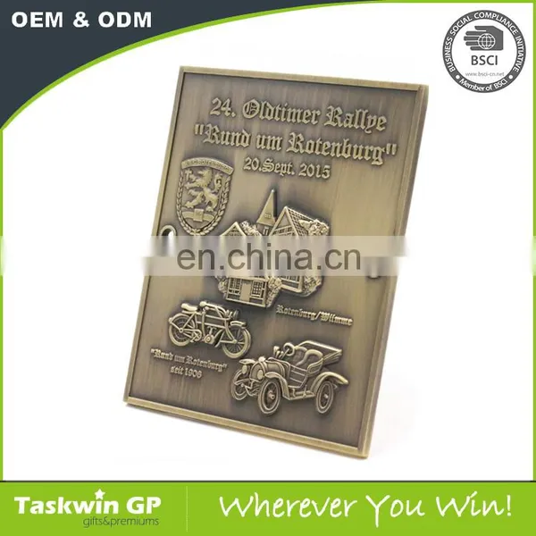 Custom Logo Printable Antique Recessed Medal photo-5