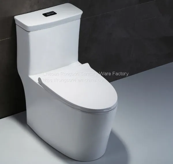 Manufacturer New Deisng Big Size Ceramic Bathroom Sanitary Ware White One Piece Toilet photo-4