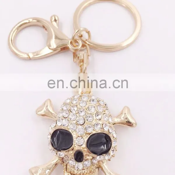 Hot Sale Fashion Hat Skeleton Pirates Keychain Motorcycle Key Chain photo-5