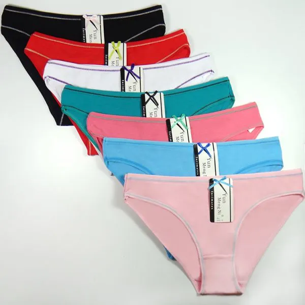 Yun Meng Ni Sexy Underwear Fancy Printed Week Panties Breathable Cotton Ladies Briefs Mature Lingerie photo-5