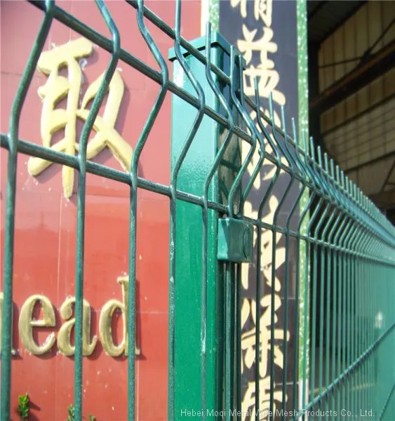 Security Protective Wire Mesh Fence With Free Sample Drawing Triangle Bending Fence photo-2