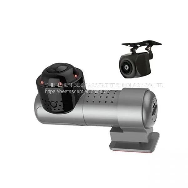 2K HD 360° Panoramic Hidden Mini Car DVR Dash Cam With IR Night Vision