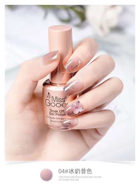 Monochrome Nail Polish Gel With No Chipping For Three Weeks Full & Clear Color photo-2