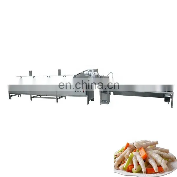 Chicken Scalding and Plucking Machine Chicken Feet Feet Export Processing Line Chicken Feet Scalding Machine photo-5
