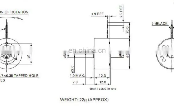 Micro DC Motor for Dispenser And DVD CD ROM RF-300EA-1D390 photo-5