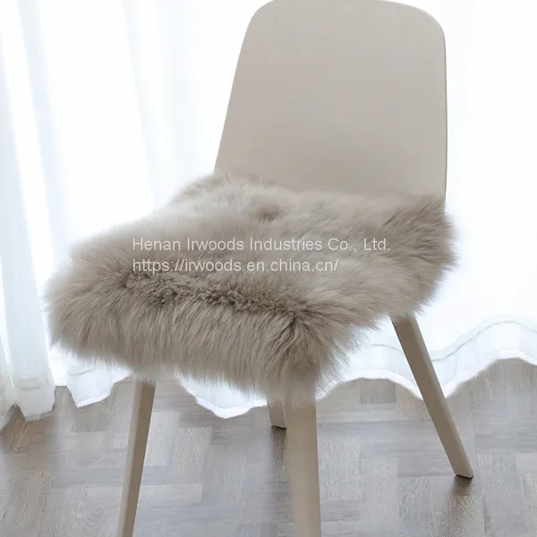 Home Decor Pillow Covers Living Room Bedroom Sofa Australian New Zealand Lambskin Fur Pillow photo-2