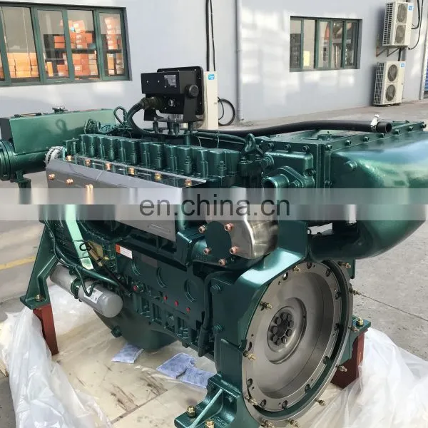 WD615.61C01S Original 110kw 1800rpm 6 Cylinders Sinotruk Marine Diesel Engine photo-4