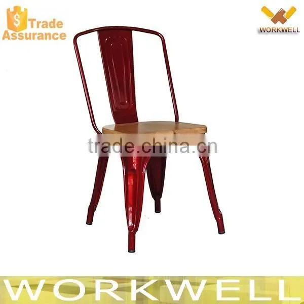 WorkWell Industrial Metal Chair With Seat Cushions Kw-St23 photo-2
