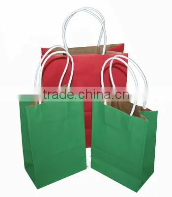 Cheap Kraft Brown Paper Bags With Handles photo-4