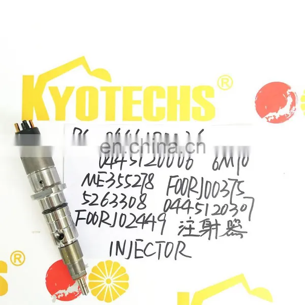 0445120236 Injector 6745-12-3100 84346812 5263308 3965721 4940170 4939061 3973060 Injector for Bosch QSL9 PC350-8 PC300-8 photo-5