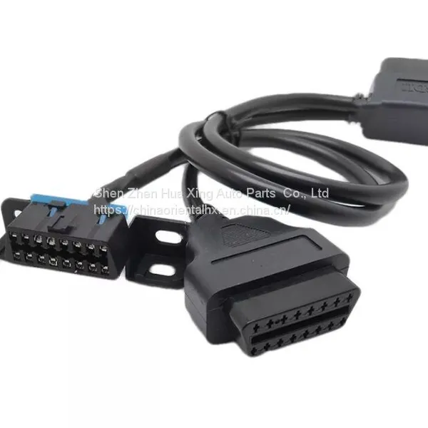 Universal OBD II OBD2 Splitter Extension Y Cable Adapter J1962 for GPS Tracking Devices Diagnostic photo-4