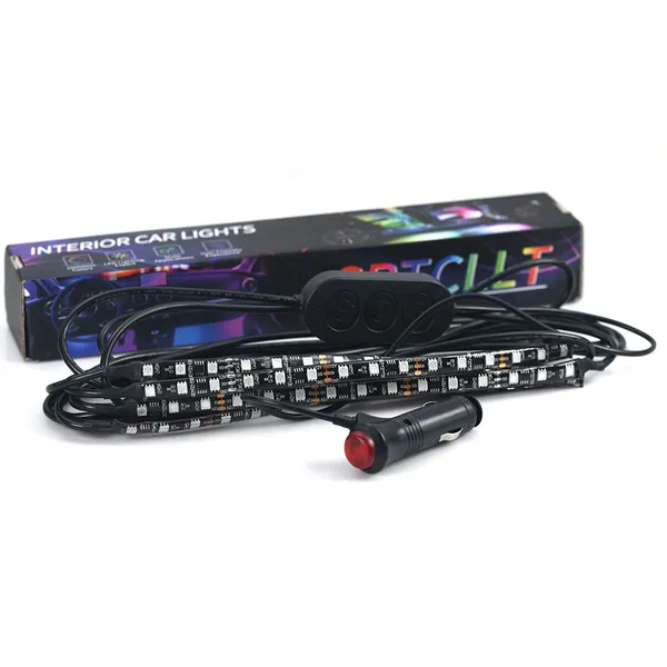 Atmosphere Car Night Light Kit Acrylic Symphony Neon Ambient System Auto RGB led Foot Light