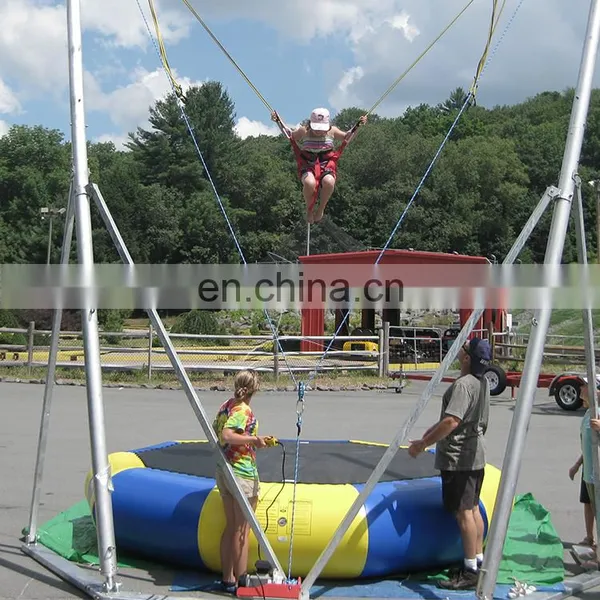 Commercial Fair Rides Kids Carnival Games Euro Bungee Trampoline for Sale photo-3