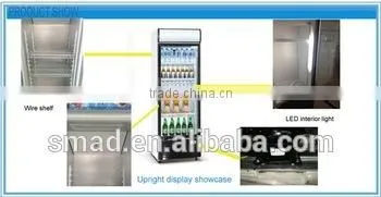 Double Glass Door Mini Upright Freezer Showcase for Sale photo-5