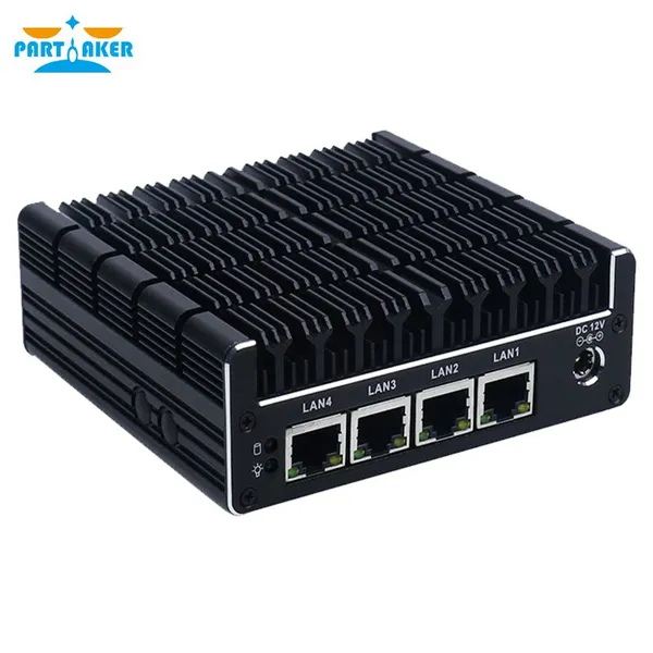 Intel AES-NI J3160 Pfsense Mini Server Nuc Fanless Barebone Firewall Micro Appliance With 4 Gigabit Lan photo-5