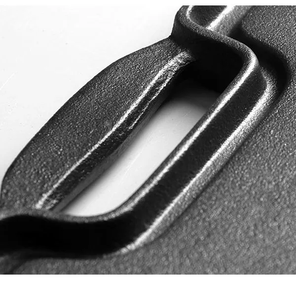 Cast Iron Grill Tray 36*26cm Uncoated Barbecue Tray Non-stick Household Iron Plate Cooking Outdoor Rectangular Charcoal Fire Pan photo-4