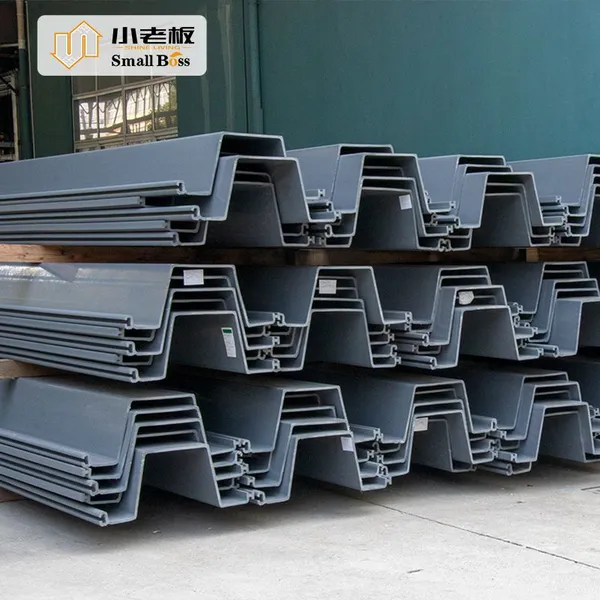 Durable 50+years Plastic Sheet Pile U Type Vinyl Seawall Sheet Pile Pvc for Water Control Solutions PVC Sheet Piles photo-3
