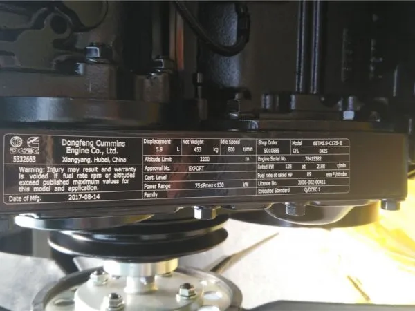 6BTAA5.9 DIESEL Engine 6BTA5.9-C175 Motor Turbocharged Intercooler Engineering Equipment Dedicated photo-6