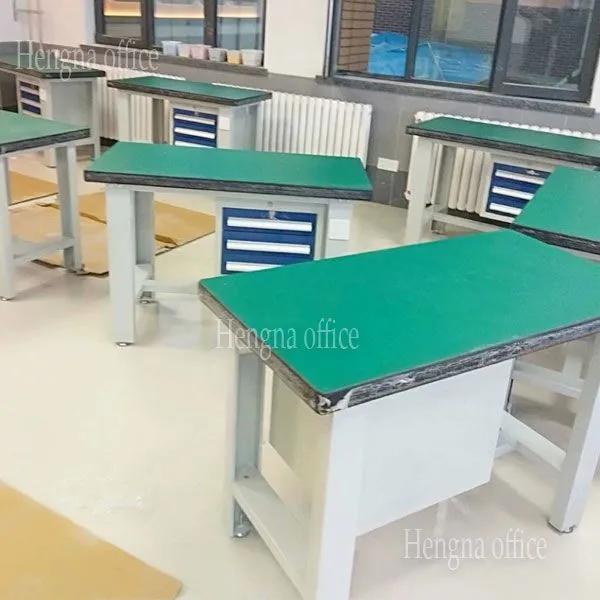 Heavy Duty Steel Table | Rugged Industrial Workbench for Heavy Machinery Repair / HN-RT10 / High-Strength Workshop Bench With Tool Storage photo-5