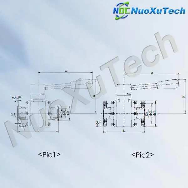 NuoXuTech GU-A Series Manual Vacuum Pressure Ball Valve photo-2