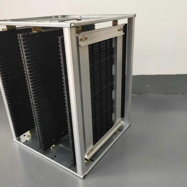 Customized 100-Slots ESD PCB Magazine Rack With Double Side Panel for Efficient Pcb Storage photo-3