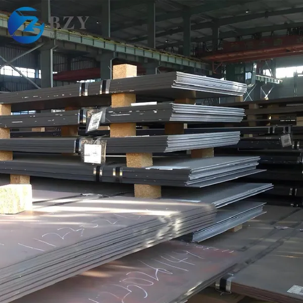 Iron Black Metal Sheet A36 High Strength Hot Rolled Mild Metal Iron Carbon Steel Plate photo-2