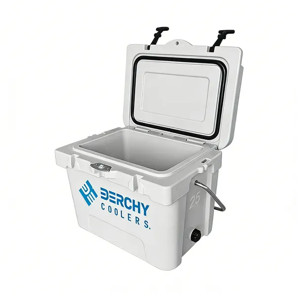 25qt Rotomolded Hard Cooler With Aluminum Carry Handle for Camping photo-4