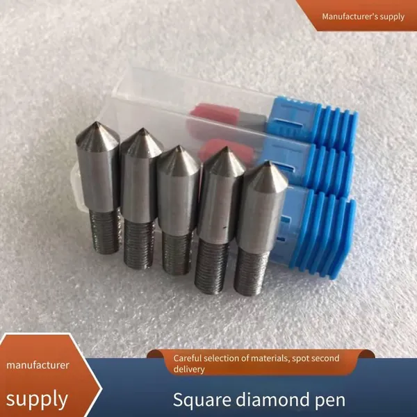 Kemei Abrasives and Tools Diamond Dressing Pen, Square Dressing Tool, Grinding Wheel Cutter for External and Surface Grinding Machines, Metal Pen photo-3