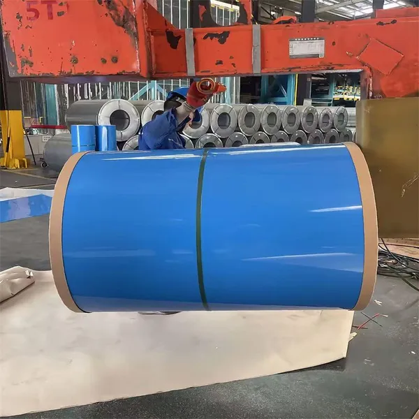 High Gloss Matte PPGI Color Coated Steel Coil Prepainted Metal Coil For Construction Material photo-4