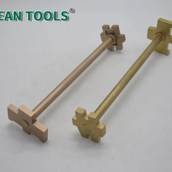 Aluminum Bronze Non-Sparking Double Head Drum Wrench, 350mm Length, 70x70mm Square Drive & 95x70mm Hex End photo-4