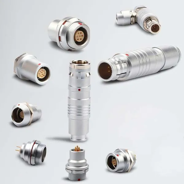 High Quality Mini Coaxial Alternative Medical Cable Electrical Male Female Compatible DIN Metal Connector Quality Supply